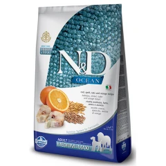 N&D Ocean Low Grain Cod & Orange Adult Medium & Maxi 2,5kg N&D Ocean Low Grain Cod & Orange Adult Medium & Maxi 2,5kg
