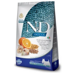 N&D Ocean Low Grain Cod & Orange Adult Mini 2,5KG N&D Ocean Low Grain Cod & Orange Adult Mini 2,5KG
