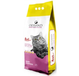 Άμμος Γάτας Olysand Από Λευκό Μπετονίτη 10L (8,5kg) Baby Powder Άμμος Γάτας Olysand Από Λευκό Μπετονίτη 10L (8,5kg) Baby Powder