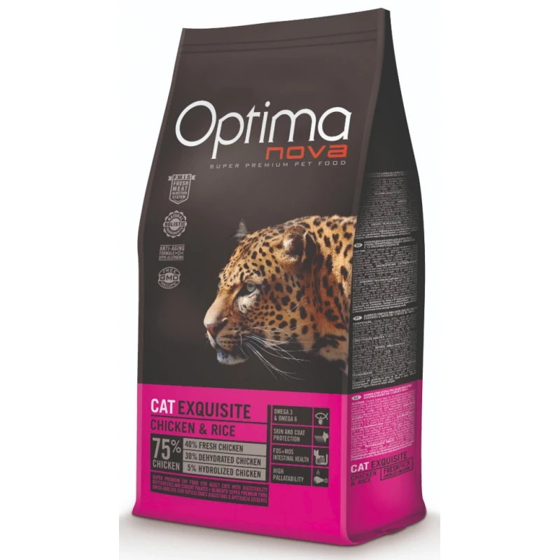 Optinova Cat  Adult Exquisite Chicken & Rice 2kg ΞΗΡΑ ΤΡΟΦΗ ΓΑΤΑΣ