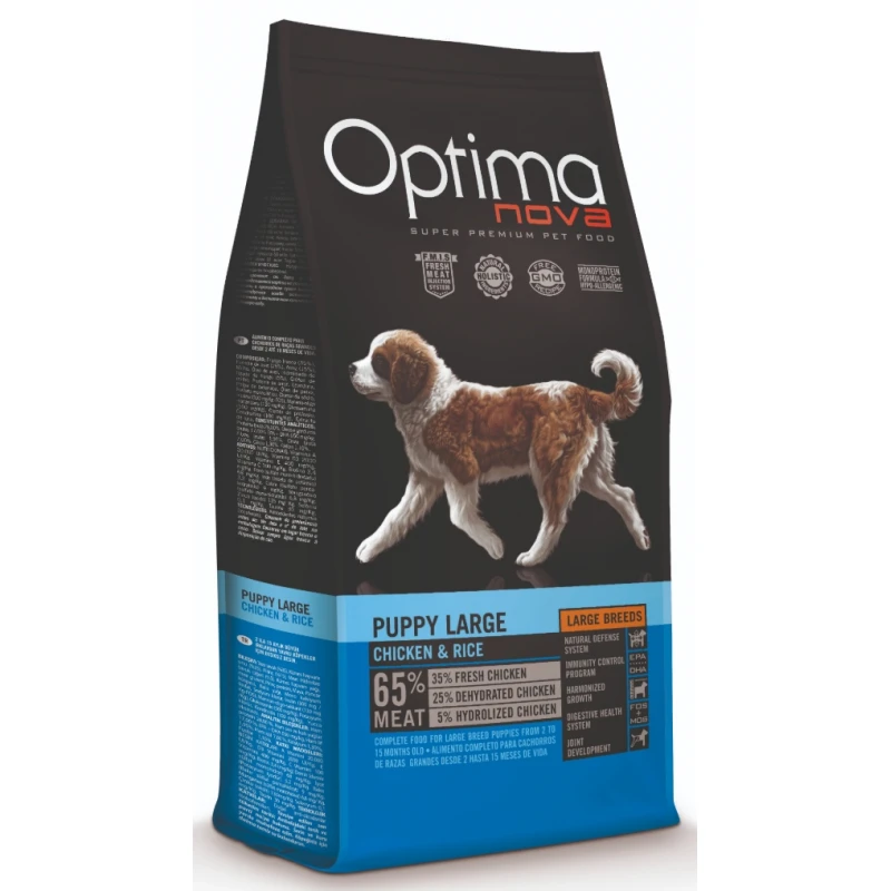 Optimanova Puppy Large Breed Chicken & Rice 12kg ΞΗΡΑ ΤΡΟΦΗ ΣΚΥΛΟΥ