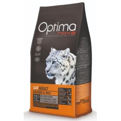 Optimanova Cat Adult Salmon & Rice 2kg Optimanova Cat Adult Salmon & Rice 2kg