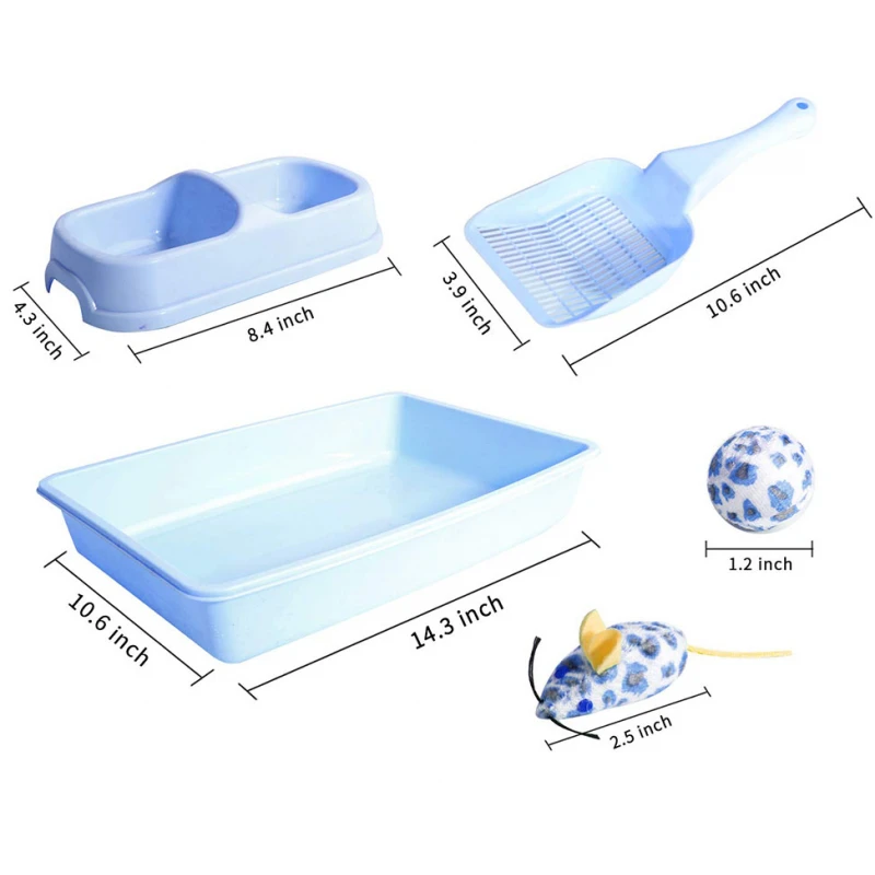 ΤΟΥΑΛΕΤΑ ΓΑΤΑΣ - STARTER KIT KITTEN BLUE  36,5x27x6,5cm  ΓΑΤΕΣ