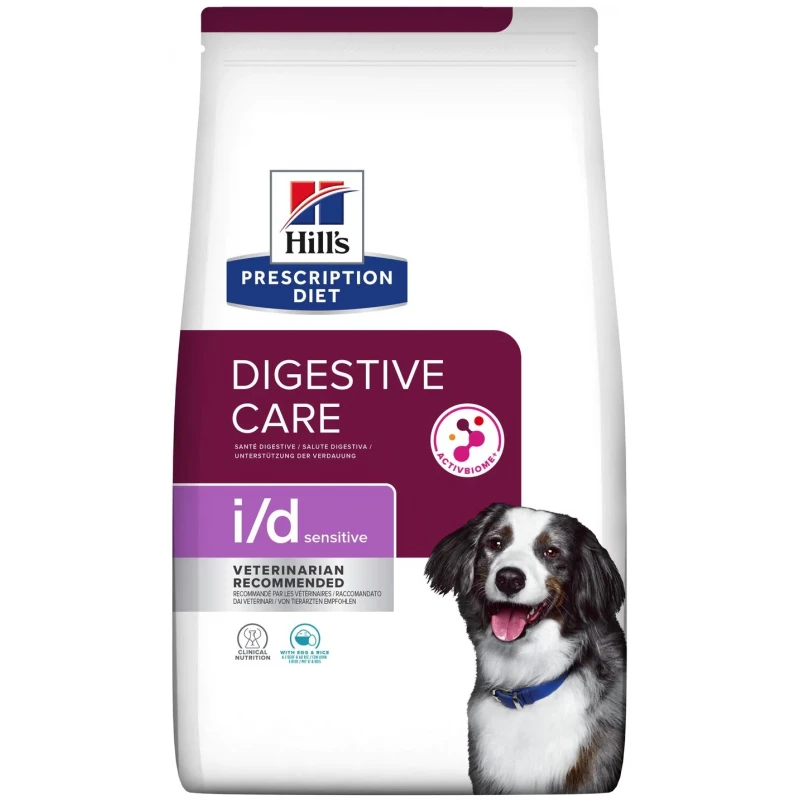 Hill's Prescription Diet i/d Sensitive Digestion Care Για Σκύλους Με Αυγό Και Ρύζι 1.5kg ΞΗΡΑ ΤΡΟΦΗ ΣΚΥΛΟΥ