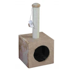 Cat Tree Cube Μπεζ  31x31x67h cm Cat Tree Cube Μπεζ  31x31x67h cm