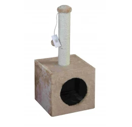 Cat Tree Cube Μπεζ  31x31x67h cm Cat Tree Cube Μπεζ  31x31x67h cm