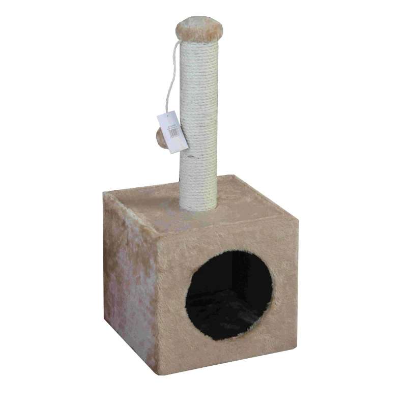 CAT TREE CUBE ΜΠΕΖ  31X31X67h cm ΓΑΤΕΣ