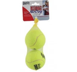 Kong Air Dog Tennis Ball With Squeaker Large 2τμχ Kong Air Dog Tennis Ball With Squeaker Large 2τμχ