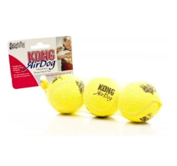 Kong Air Dog Tennis Ball With Squeaker Medium 3τμχ Kong Air Dog Tennis Ball With Squeaker Medium 3τμχ