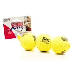Kong Air Dog Tennis Ball With Squeaker Medium 3τμχ Kong Air Dog Tennis Ball With Squeaker Medium 3τμχ