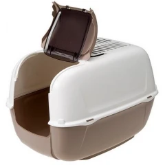 Τουαλέτα - Λεκάνη Γάτας Ferplast Prima Cabrio Μόκα 39,5 x 52,5 x H 38 cm