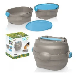 Φορητό Σετ Τροφής & Νερού Easy Go για το Ταξίδι 1,5lt