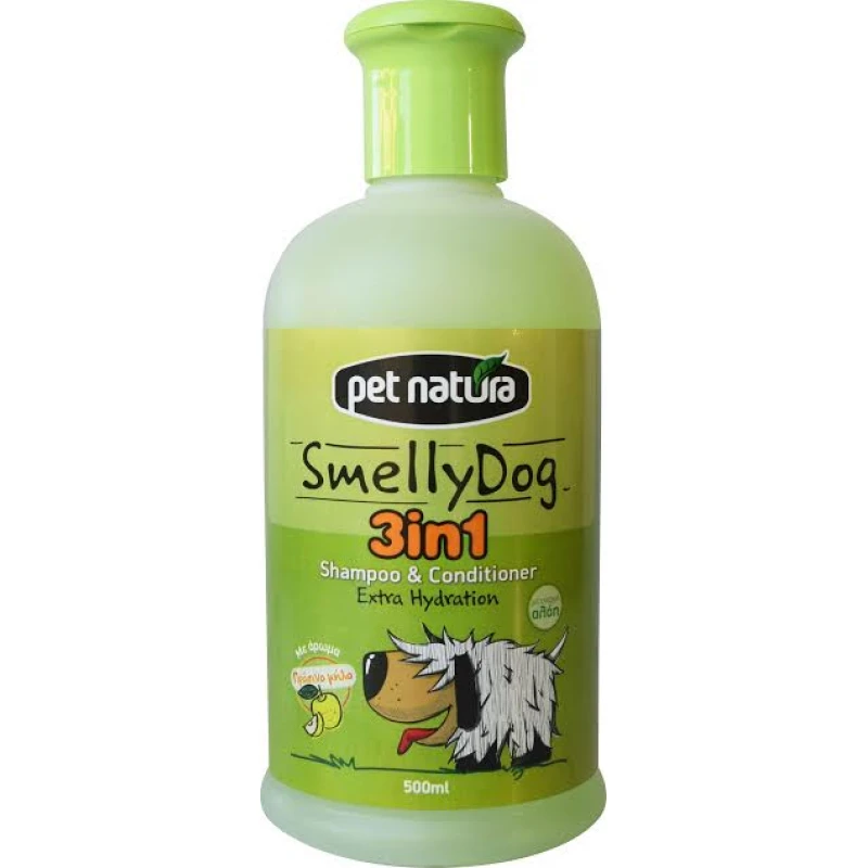 ΣΑΜΠΟΥΑΝ PET NATURA SMELLY DOG 3in1 500ML ΣΚΥΛΟΙ