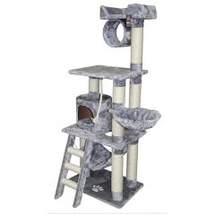Γατόδεντρο για Γατάκια ''Kitten'' 60x55x155cm Γκρι Γατόδεντρο για Γατάκια ''Kitten'' 60x55x155cm Γκρι