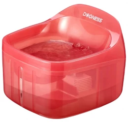 Αυτόματη Ποτίστρα Σιντριβάνι Dogness για Σκύλους και Γάτες 2L Ροζ