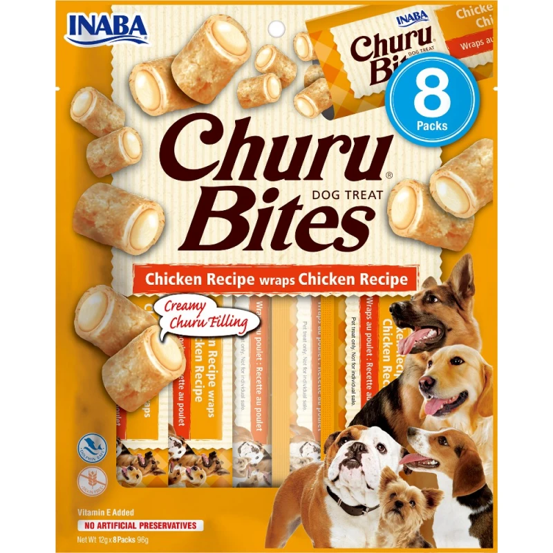 Λιχουδιές Churu Dog Bites Chicken 8 x 12gr ΛΙΧΟΥΔΙΕΣ & ΚΟΚΑΛΑ