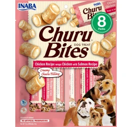 Λιχουδιές Churu Dog Bites Chicken and Salmon 8 x 12gr Λιχουδιές Churu Dog Bites Chicken and Salmon 8 x 12gr