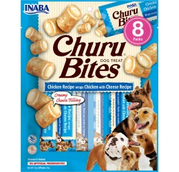 Λιχουδιές Churu Dog Bites Chicken and Cheese 8 x 12gr Λιχουδιές Churu Dog Bites Chicken and Cheese 8 x 12gr