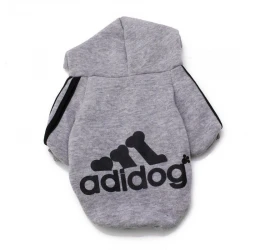 Ρουχαλάκι Φούτερ Σκύλου Adidog 3XLarge 45cm Γκρι