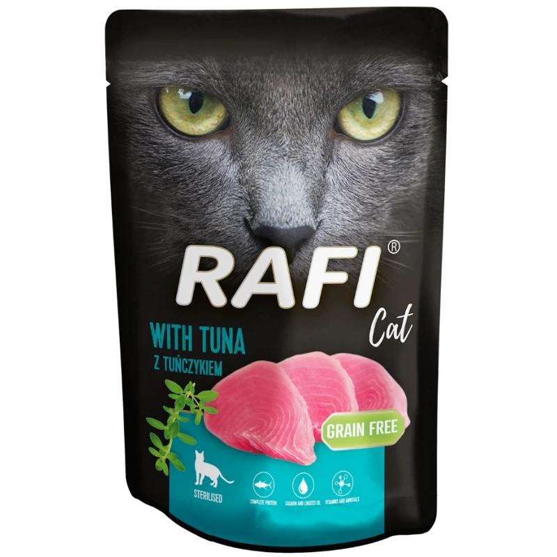 Rafi Cat Grain free Adult Sterilised Tuna (τόνος) Pate 10x100gr ΓΑΤΕΣ