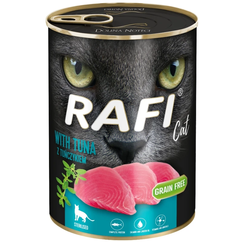 Rafi Cat Grain free Adult Sterilised Tuna (τόνος) Pate 12x400gr ΓΑΤΕΣ
