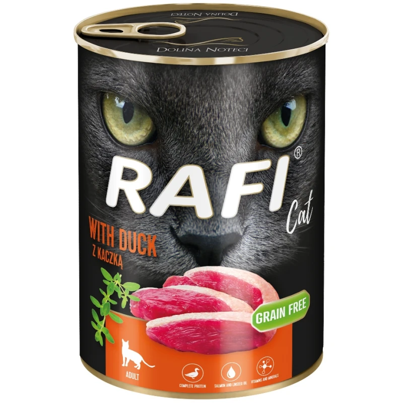 Rafi Cat Grain free Adult  Duck (πάπια) Pate 12x400gr ΓΑΤΕΣ
