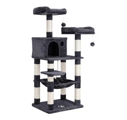Γατόδεντρο - Ονυχοδρόμιο Cat Cave 143cm Smoky Grey Γατόδεντρο - Ονυχοδρόμιο Cat Cave 143cm Smoky Grey