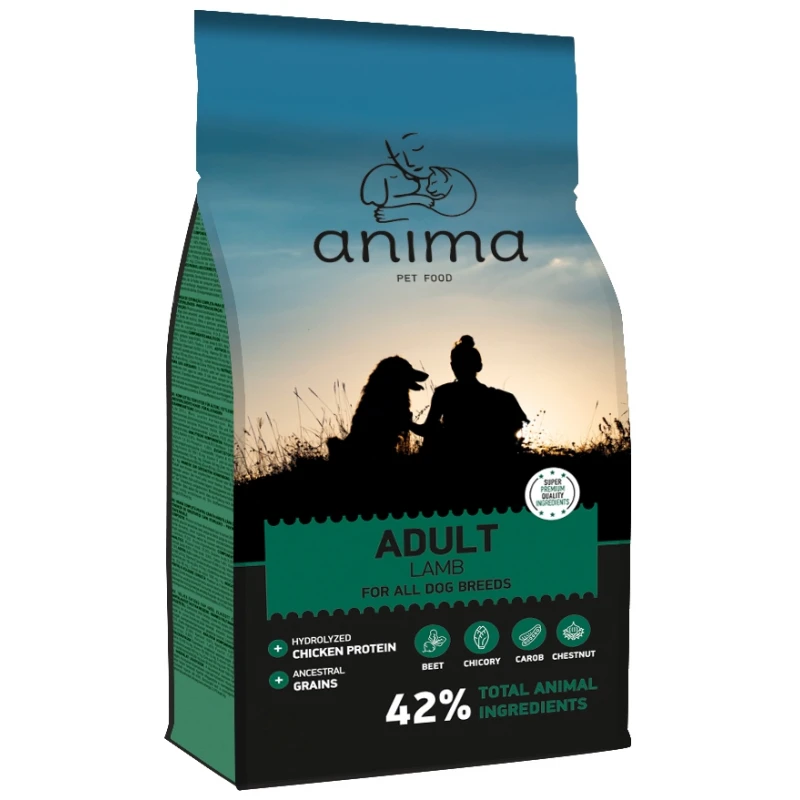 Anima Adult Lamb & Rice 14kg + 3kg Δώρο 
