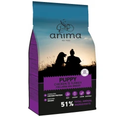 Anima Puppy Maxi Chicken & Turkey 14kg Anima Puppy Maxi Chicken & Turkey 14kg