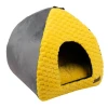 Κρεβάτι Φωλιά Σκύλου και Γάτας Woofmoda 42x42x52cm Γκρι-Κίτρινο Κρεβάτι Φωλιά Σκύλου και Γάτας Woofmoda 42x42x52cm Γκρι-Κίτρινο