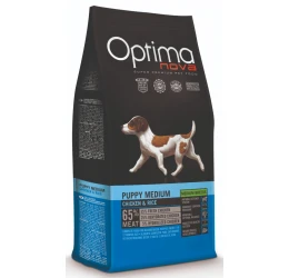 Optimanova Puppy Medium Chicken & Rice 2kg  Optimanova Puppy Medium Chicken & Rice 2kg
