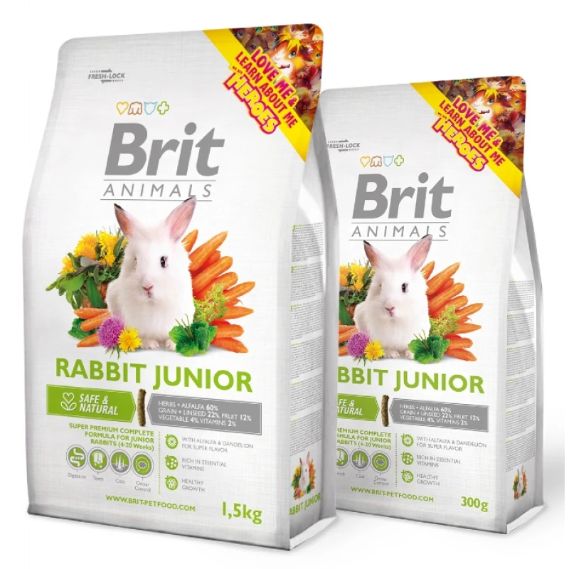 Brit Animals Rabbit Junior Complete 1,5kg ΤΡΟΦΕΣ ΚΟΥΝΕΛΙΩΝ