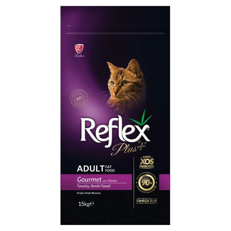 Reflex Plus Adult Gourmet Multicolor 15kg ΞΗΡΑ ΤΡΟΦΗ ΓΑΤΑΣ