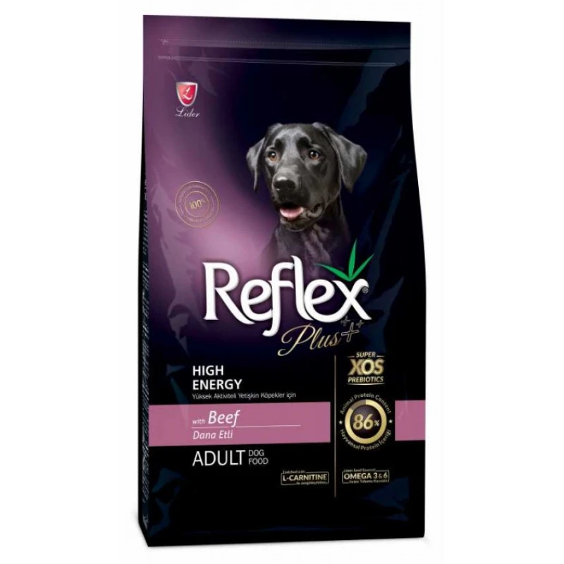 Reflex Plus Medium & Large Adult High Energy Βοδινό 15kg ΞΗΡΑ ΤΡΟΦΗ ΣΚΥΛΟΥ