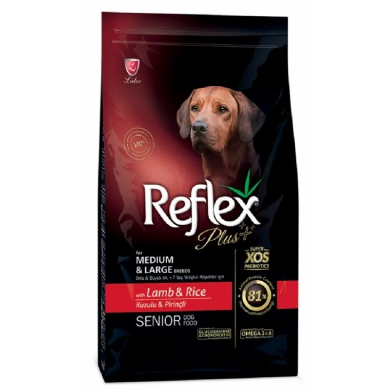 Reflex Plus Medium & Large Adult High Energy Βοδινό 15kg ΞΗΡΑ ΤΡΟΦΗ ΣΚΥΛΟΥ