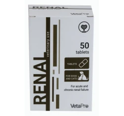 Vetapro Renal 50tabs για την Νεφρική Λειτουργία Vetapro Renal 50tabs για την Νεφρική Λειτουργία
