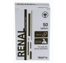 Vetapro Renal 50tabs για την Νεφρική Λειτουργία Vetapro Renal 50tabs για την Νεφρική Λειτουργία