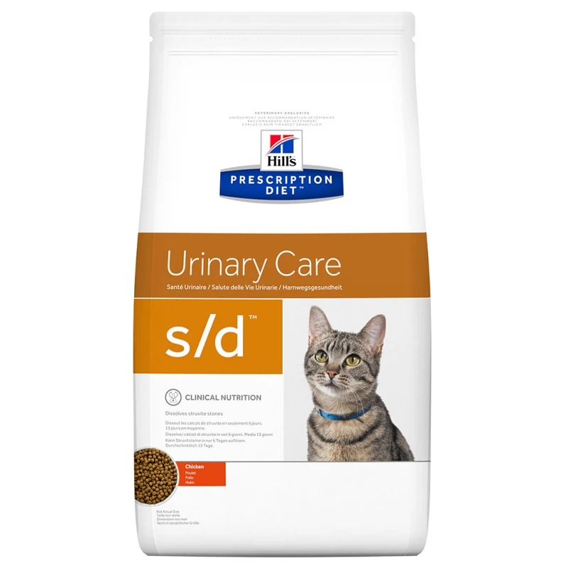 Hill's Prescription Diet s/d Urinary Care Για Γάτες Με Κοτόπουλο 1,5kg ΓΑΤΕΣ