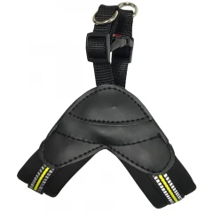 Επιστήθιο Goget Soft Reflective Stepin Μαύρο - Κίτρινο Medium 36-51cm