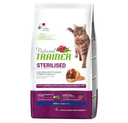 Natural Trainer Cat Adult Sterilized Προσούτο 10kg Natural Trainer Cat Adult Sterilized Προσούτο 10kg