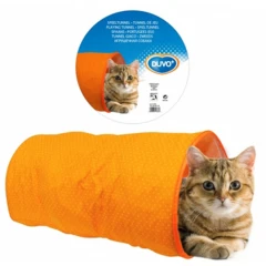 Τούνελ για Γάτες της Duvo 50x25x25cm Πορτοκαλί Τούνελ για Γάτες της Duvo 50x25x25cm Πορτοκαλί