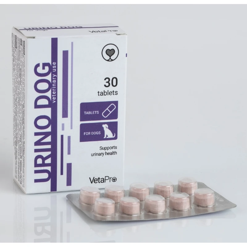 VETAPRO URINO DOG 30TABS ΓΙΑ ΤΟ ΟΥΡΟΠΟΙΗΤΙΚΟ ΣΥΜΠΛΗΡΩΜΑΤΑ ΔΙΑΤΡΟΦΗΣ & ΒΙΤΑΜΙΝΕΣ ΣΚΥΛΟΥ