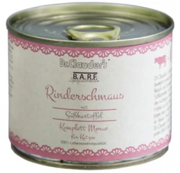 Υγρή Τροφή Γάτας Dr. Clauder's BARF Complete Menu Beef 200gr  Υγρή Τροφή Γάτας Dr. Clauder's BARF Complete Menu Beef 200gr