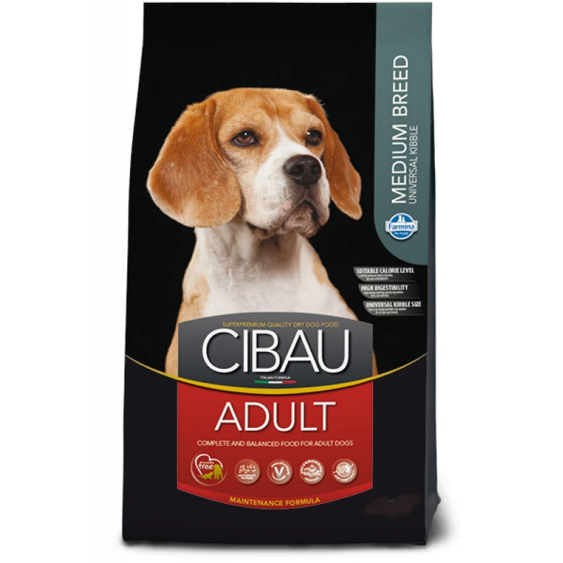 CIBAU ADULT MEDIUM 12KG + 2KG ΔΩΡΟ ΞΗΡΑ ΤΡΟΦΗ ΣΚΥΛΟΥ