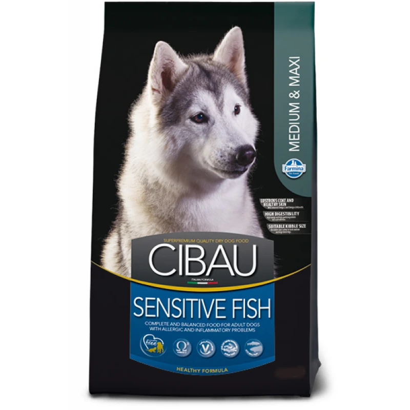 Cibau Adult Fish Sensitive Medium & Maxi 12kg ΣΚΥΛΟΙ