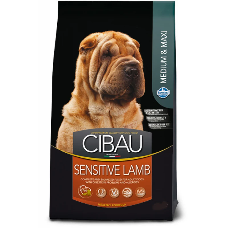 Cibau Adult Sensitive Lamb Medium & Maxi 12kg ΣΚΥΛΟΙ