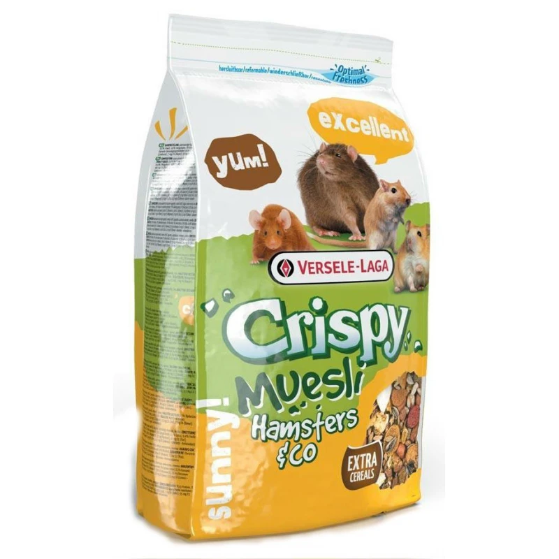 HAMSTER CRISPY VERSELE-LAGA ΤΡΟΦΗ ΓΙΑ ΧΑΜΣΤΕΡ 1KG ΤΡΟΦΕΣ ΓΙΑ ΧΑΜΣΤΕΡ