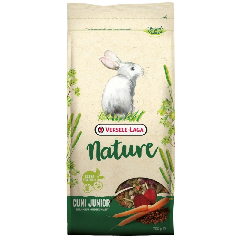 VERSELE-LAGA CUNI  JUNIOR NATURE 700GR ΜΙΚΡΑ ΖΩΑ - ΚΟΥΝΕΛΙΑ