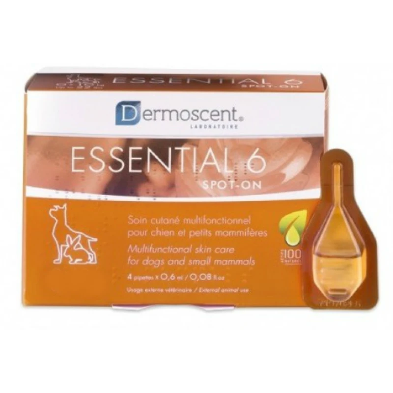 DERMOSCENT ESSENTIAL 6 SPOT ON ΓΙΑ ΣΚΥΛΟ 10-20kg ΣΚΥΛΟΙ