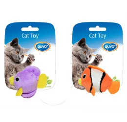 Παιχνίδι Γάτας Duvo Ψαράκια (2τμχ) 7x9x4cm Παιχνίδι Γάτας Duvo Ψαράκια (2τμχ) 7x9x4cm
